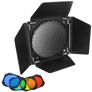 Godox BD-04 Kit Barn Door Honeycomb for Bowens
