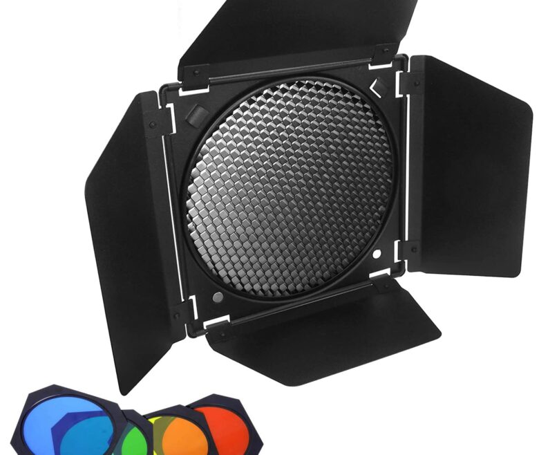 Godox BD-04 Kit Barn Door Honeycomb for Bowens